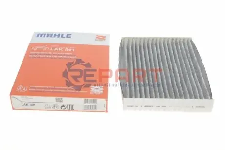 Фото Фільтр салону Dacia Dokker/Lodgy/Renault Zoe 12- (вугільний) KNECHT (LAK891) зображення 1