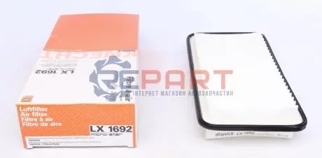 Фото 1 — Фільтр повітряний Toyota Corolla/Avensis 1.4/2.0D 02-09 KNECHT (LX1692) Фото Фільтр повітряний Toyota Corolla/Avensis 1.4/2.0D 02-09 KNECHT (LX1692) зображення 1