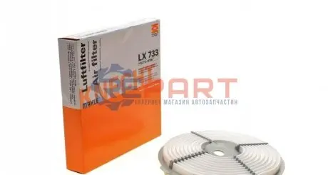 Фільтр повітряний (фільтруючий елемент) RENAULT DUSTER TOYOTA CARINA V, COROLLA, CORONA, SPRINTER 1.5/1.6/2.0 05.87-01.18 Knecht LX733 Купити в Україні