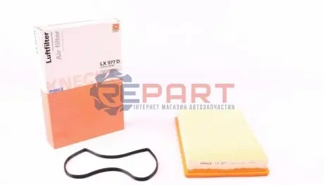 Фото Фільтр повітряний VW Golf IV 1.6i 16V 2/00- KNECHT (LX977D) зображення 1