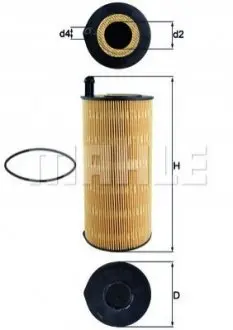 Фільтр масла Knecht OX4239D Купити в Україні