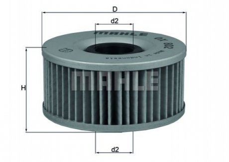 Фільтр MAHLE / KNECHT OX802