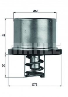 TERMOSTAT BMW 79C E34E39 M5 MAHLE / KNECHT TX 37 79