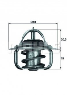 Термостат системи охолодження MAHLE / KNECHT TX592D (фото 1)