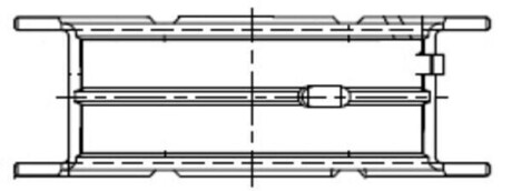 Вкладиші корінні (пара) 0,25 PASS-L MB 1,8/2,1CDi OM651 SPUTTER 06- (1) MAHLE 001 FL 21834 025 (фото 1)