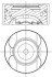 Поршень з кільцями MB 83,50 OM651 Конусний шатун (вир-во Mahle) 001 PI 00133 002