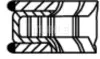 82 1,2-1,5-2 Комплект поршньових кілець MERCEDES C (C204), C (W204), C T-MODEL (S204), E (A207), E (C207), E (W212), E T-MODEL (S212), SLK (R172) 1.8 01.07 Mahle (001RS001630N0) зображення 3