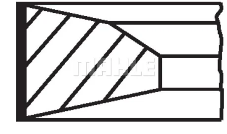 Кільця поршневі MB E-class (W212/W213)/M-class (W164/W166) OM642 3.0D (83.00mm/STD) (2-2-2) Mahle 001 RS 11119 0N0