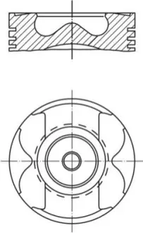 Поршень MAHLE 004 56 02 Купити в Україні