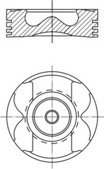 TOK DB C KLASA W203 2,1 00- STD MAHLE 004 57 00 (фото 1)