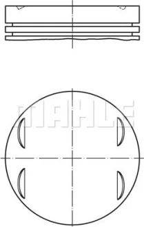 Поршень MB 3.5 (M272) 05- (92.9mm/STD) Mahle 005 24 00