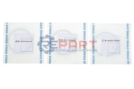 Кільця поршневі Fiat Punto/Fiorino 1.3D 07- (69.60mm/STD) (1.5-1.5-2) MAHLE 007 RS 00148 0N0 Купити в Україні