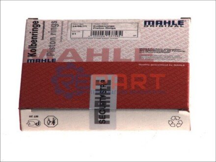 Кільця поршневі Fiat 1.6/1.8/2.0 (84.00mm/STD) (1.5-2-3.94) (1шт - 1.5) MAHLE 008 65 N0 (фото 1)