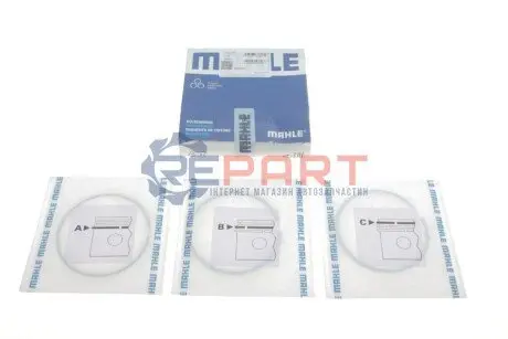 Кільця поршневі Fiat Doblo 1.9JTD 01- (82.00mm/STD) (2-2-2) MAHLE 009 81 N0 Купити в Україні