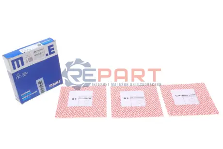 Кільця поршневі Fiat Doblo/Fiorino 1.4i 05- (72.00mm/STD) (1.0-1.2-2) MAHLE 010 29 N0 Купити в Україні
