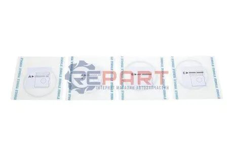 Кільця поршневі Opel Astra F/G 1.6i 91-00 (80.00mm/+1.0) (1.2-1.5-3) Mahle 011 08 N2 Купить в Украине