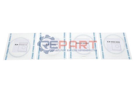 Кільця поршневі Opel Astra/Vectra 2.0i 88-00 (87.00mm/+1.0) (1.5-1.5-3) MAHLE 011 58 N2