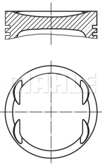 Поршень Mahle 0116900