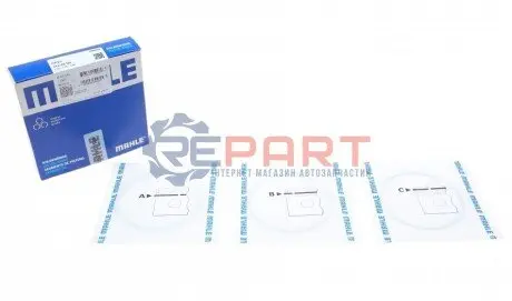 Кільця поршневі Opel Astra G 2.0/2.2 DTI 99-05 (83.98mm/STD) (1.75-1.75-3) Mahle 012 08 N0 Купить в Украине