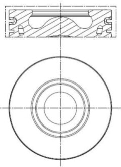 Поршень MAHLE 013 PI 00136 000 (фото 1)