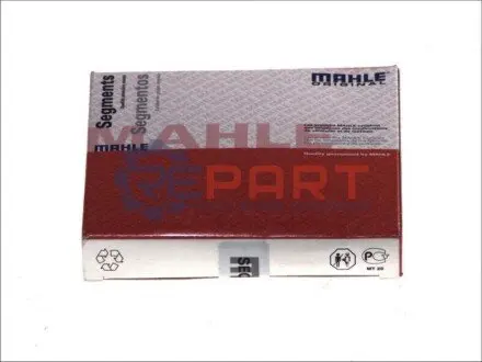Кільця поршневі Ford Focus 1.4i 98-12 (76.00mm/STD) (1.2-1.5-2.5) MAHLE 015 03 N0 Купити в Україні