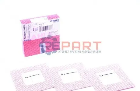 Кільця поршневі Renault Kangoo 1.4i 97- (75.80mm/STD) (1.5-1.75-3) Mahle 021 01 V0 Купити в Україні