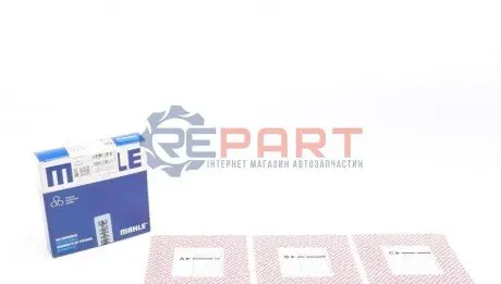 Кільця поршневі Renault Master II 2.2dCi 00- (87.51mm/+0.5) (3-1.75-2.5) MAHLE 022 07 N2 Купити в Україні