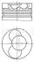 Поршень 81 (STD-2-3) VW CALIFORNIA T5 CAMPER, MULTIVAN T5, TOUAREG, TRANSPORTER T5 2.5D 01.03-05.10 Mahle (0282000) зображення 1