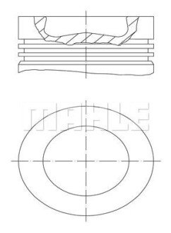 Поршень двигуна MAHLE 028 PI 00116 002 (фото 1)