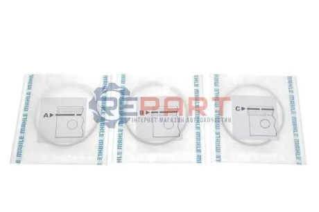 Кільця поршневі VW Caddy III/IV/Crafter/T5/T6 2.0 TDI 10- (81.5mm/+0.50) (1.75-2-2) Mahle 028 RS 10100 0N2