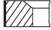 Фото 84,5 1,2-1,2-2 Комплект поршньових кілець AUDI A4 B9, A5, A6 ALLROAD C8, A6 C8, A7, Q5, Q7, Q8 BENTLEY BENTAYGA PORSCHE CAYENNE VW TOUAREG 3.0/3.0H 05.16 Mahle (028RS101360N0) изображение 1