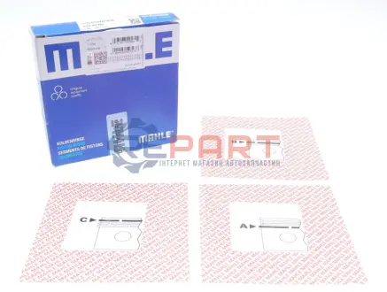 Кільця поршневі VW Polo/Golf 1.0/1.3/1.4i 98-02 (75.01mm/STD) (1.5-1.5-2.5) MAHLE 029 92 N0 Купити в Україні