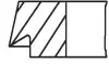 Кільця поршневі VW Polo/Golf 1.0/1.3/1.4i 98-02 (75.51mm/+0.50) (1.5-1.5-2.5) Mahle (029 92 N2) зображення 2