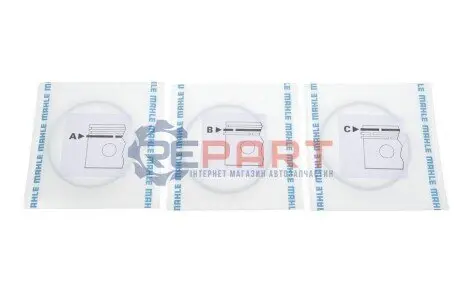 Кольца поршневі VW T4 1.9TD/2.4D 90-03 (80.51mm/+1.0) (1.75-2-3) MAHLE 030 20 N3 Купити в Україні