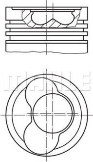 Поршень MAHLE 030 66 00 (фото 1)