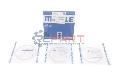 Кільця поршневі VW Caddy III/ Golf/Passat 1.6 04- ALZ/BGU/AHL/BFQ (81.00mm/STD) (1-1.2-2) MAHLE 030 77 N0 Купити в Україні