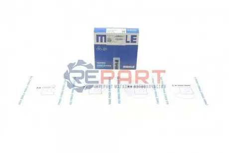Кільця поршневі Skoda Fabia 1.2 01-14/VW Golf IV 1.6 00-06 (76.51mm/STD) (1.2-1.5-2.5) MAHLE 030 82 N0 Купити в Україні