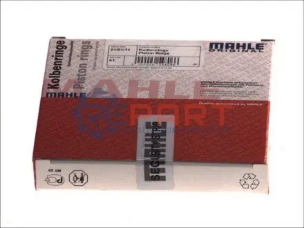 Кільця поршневі VW Passat 1.8 96- (81.01mm/STD) (1.5-1.75-2) MAHLE 033 16 N0 Купити в Україні