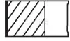 Фото Кільця поршневі Peugeot Partner 1.4i 96-15 (75mm/STD) (1.75-2-3) Mahle (039 64 N0) зображення 1