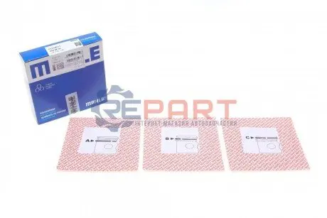 Кільця поршневі Citroen Jumper/Fiat Scudo/Ducato 1.9TD (83.00mm/STD) (3-2-3) MAHLE 039 96 N0 Купити в Україні