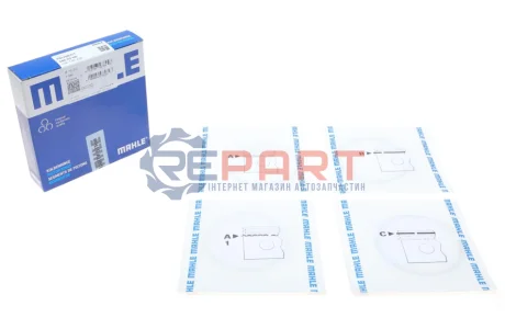 Кільця поршневі Citroen Berlingo 1.4i 96-11 (75.00mm/STD) (1.5-1.5-2.5) MAHLE 040 02 N0 Купити в Україні