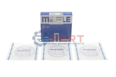 Кільця поршневі Citroen Berlingo 1.6HDI (75.00mm/STD) (3-1.95-2.5) MAHLE 040 06 N0 Купити в Україні