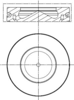 Поршень двигуна MAHLE 081 PI 00113 000 (фото 1)