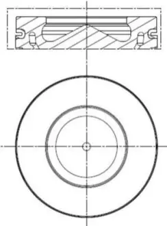 Поршень BMW 3 (E90/F30/F80)/5 (E60/F10)/X5 (F15/F85) 2.0D (N47) 04-18 (84.00mm/STD) MAHLE 081 PI 00113 000 Купити в Україні