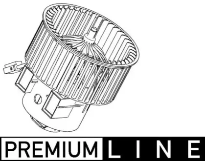 Вентилятор салона VOLVO S60 II, S80 II, V60 I, V70 III, XC60 I, XC70 II LAND ROVER FREELANDER 2, RANGE ROVER EVOQUE 1.5-4.4 03.06-12.19 Mahle AB 116 000P