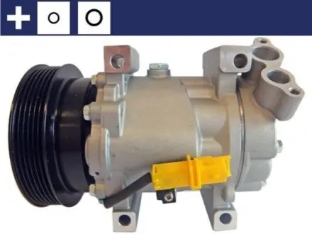 Компресор кондиціонера NISSAN CUBE, JUKE, MICRA III, NOTE, NV200, NV200 / EVALIA, QASHQAI I, TIIDA RENAULT CLIO III, KANGOO, KANGOO BE BOP, KANGOO EXPRESS, KANGOO II, MEGANE II 1.2-2.0 11.02 Mahle ACP 361 000S