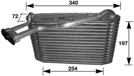 PAROWNIK KLIMATYZACJI VW A4 95-01 MAHLE AE 34 000S (фото 1)