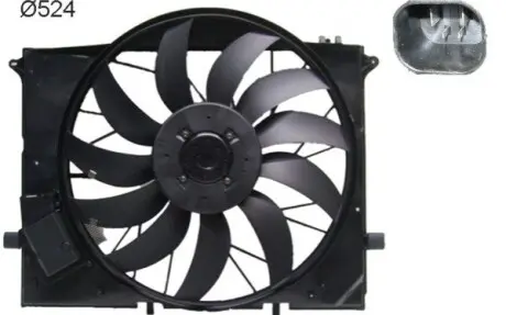 Вентилятор охолодження двигуна MB S-class (W220/C215)/SL-class (R129/230) 98-12 Mahle CFF 172 000S