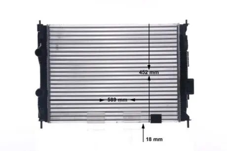 Радіатор двигуна NISSAN QASHQAI I 2.0 02.07-12.13 Mahle CR 15 000S
