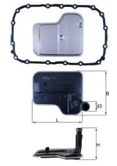 Фільтр АКПП BMW 1 (E81)/3 (E90)/X1 (E84)/X3 (E83) 03- (з прокладкою) Mahle HX 240D